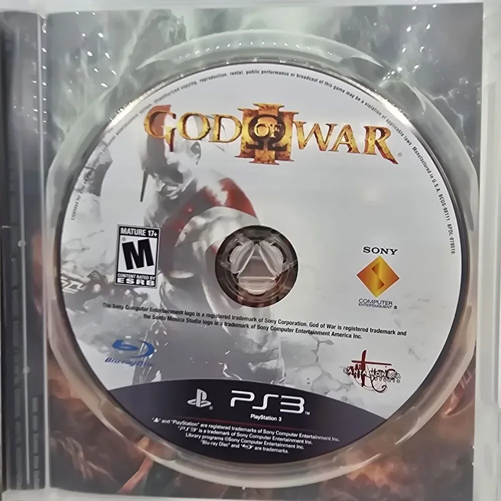 God of War 3 Sony PlayStation 3 2010 PS3 Complete w/ Manual CIB Sony